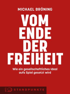 cover image of Vom Ende der Freiheit